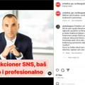 Zašto je SPS na Instagramu napao visokog funkcionera SNS Branislava Malovića?