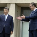 Doček ispred Palate „Srbija“ za kineskog predsednika