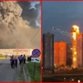 Katastrofa! Dramatični snimci iz Moskve: Logistički centri i skladište nafte u plamenu (video)