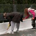 Pozitivna energija od Autokomande do Dorćola: Beograđani udruženi u akciji uklanjanja uvredljivih grafita sa zidova
