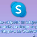 Kako uključiti ili isključiti automatsko javljanje na poziv u Skype-u za Windows