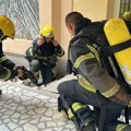 Pokazna vežba pirotskih vatrogasaca-spasilaca u vrtiću Prvomajski cvet