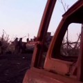 Nemački novinar šokiran onim što je snimio na frontu: Svuda su uništena ukrajinska vozila (video)