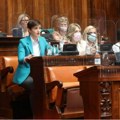 Troje poslanika skupštine Srbije podnelo krivičnu prijavu protiv predsednice parlamenta Brnabić