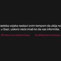 RSF i Avaaz pokreću međunarodnu medijsku akciju: „Zbog brzine kojom Izrael ubija novinare u Gazi, uskoro neće ostati niko da…