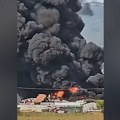 (Видео) Огроман пожар у Скопљу: Гори фабрика пластике: Густ црни облак дима види се из свих делова престонице