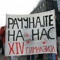 „Рачунајте на нас“: Матуранти 14. београдске гимназије дошли да подрже Дијану Хрку у борби за правду ФОТО
