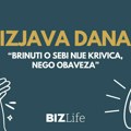 Izjava dana: „Brinuti o sebi nije krivica, nego obaveza“