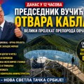 Vučić će sa Vidikovca videti tri auto-puta koja je izgradila Srbija: Danas u 12 časova otvara krunu preporoda…