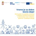 Bespovratna sredstva EU za žene i mlade početnice i početnike u poslovanju -Vreme je za dobre biznis ideje!