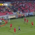 Neverovatan promašaj napadača Partizana! Milošević sa pola metra promašio nemoguće