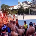 Neredi u Beogradu: Poljski huligani lomili izloge (VIDEO)