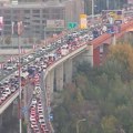 Ponovo kolaps u Beogradu: Velika gužva na Gazeli, kolona u oba pravca