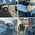 Ukrao i spalio vozila, prolaznik ga sprečio da zapali i sebe: Prve slike sa mesta požara na Novom Beogradu