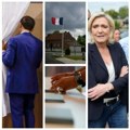 (Foto) izbori u Francuskoj Objavljeni prvi rezultati Makron tek na trećem mestu Evo ko je sve ispred njega