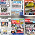 Naslovne strane sutrašnjih novina: Prelistavanje štampe za subotu, 19. jul 2025. godine