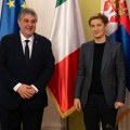Brnabić: Zahvalnost Italiji na podršci evropskom putu Srbije i u otvaranju Klastera 3