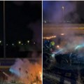(Video) Hitna mogla samo da konstatuje smrt! Jeziva nesreća kod Novog Sada: Zapalio se automobil! U stravičnom požaru izgoreo…