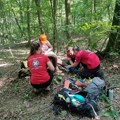 Spasioci evakuisali povređenu ženu na Fruškoj gori