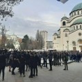 Srbi i Rusi – ujedinjeni kod Hrama Svetog Save /foto, video/