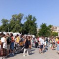 Protest ispred Skupštine zbog konferencije “Beogradski strateški dijalog – Partnerstvo Srbije, Izraela i SAD"