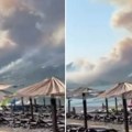 Bukti požar između Buljarica i Čanja, dim stigao do plaža: Dramatični snimci, vatra van kontrole