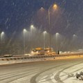 Zavejani auto-put Miloš Veliki i Ibarska magistrala, zimske službe na terenu