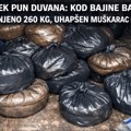 Gepek pun duvana: Kod Bajine Bašte zaplenjeno 260 kg, uhapšen muškarac iz Šapca