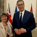 "Doprinos jačanju odnosa Srbije i Ujedinjenog Kraljevstva" Vučić u oproštajnu posetu primio ambasadorku Makleod