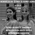 Memorijalna šetnja za Almu Suljić i Azru Spahić: Sarajevo se seća tragično nastradalih mladih doktorki