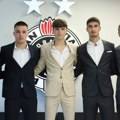 Mladi fudbaleri Roganović, Simić i Janković potpisali nove ugovore sa Partizanom