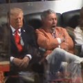 Tramp zaspao na NBA finalu?! Snimak iz Medisona zapalio mreže – predsednik Amerike postao glavna tema večeri! (video)