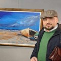 Zaječarski slikar Ninoslav Jovanović predstavio sliku pod nazivom „Istočna obala“ na izložbi u okviru 33.Večeri…