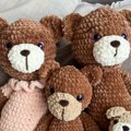 Ručno rađene igračke za bebe: Porodična čarolija mame, ćerki i mede "Uplišanka"