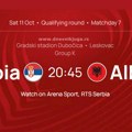 Na Dan grada Leskovca! Srbija – Albanija 11. oktobra na Gradskom stadionu Dubočica u Leskovcu