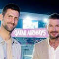 Susret dva šampiona: Novak i Bekam u Kataru zajedno na spektaklu Formule 1 FOTO
