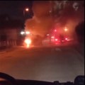 Zastrašujuća scena na putu u Kragujevcu: "Plamen je bio visok nekoliko metara, buktinja je planula ispred nas"
