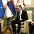 Velika svetkovina srpskog sporta: Predsednik Aleksandar Vučić priredio prijem za predsednike FIVB i CEV i delegaciju OSS…