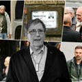 Ispraćaj za kremaciju Zdravka Šotre: Udovica i sin legendarnog reditelja u crnini primaju saučešće