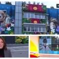 U Bulevaru Zorana Đinđića osvanuo fenomenalan mural na svima dobro poznatoj zgradi