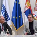 Vučić primio u oproštajnu posetu šefa misije OEBS u Srbiji Jana Bratua FOTO