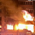 (Foto, video) U ruskom napadu na Dnjepar poginulo dvoje ljudi, gorele zgrade