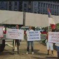 Aktivista: Policija odbija da skloni ‘Dostojne Srbije’ sa Terazija, gde je najavljen protest