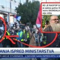 Raspop Antonije NA protestu studenata: Za SPC je sektaš, a za opoziciju novi patrijarh