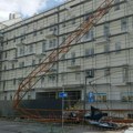 Na Novom Beogradu oboren kran zbog nevremena, nema povređenih