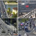 Saobraćajna nesreća u Terazijskom tunelu: Kombi i auto se sudarili i blokirali izlaz, haos u centru grada (foto)