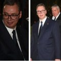 Vučić u društvu Makrona: Predsednik Srbije i predsednik Francuske na prijemu kod kralja Španije (Foto)