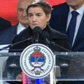 Ana Brnabić na narodnom minitingu "Srpska te zove": Važno je da se držimo zajedno i da smo u našem nacionalnom biću jedno