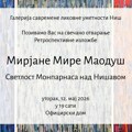 Retrospektivna izložba Mire Maoduš u Oficirskom domu: „Svetlost Monparnasa nad Nišavom“