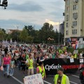 Србија и политика: Двадесет и први протест „Србија против насиља“ у Београду, шетња поново до РТС-а